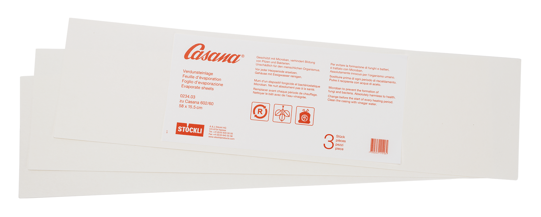 Einlagen Casana Nr.2 3St.