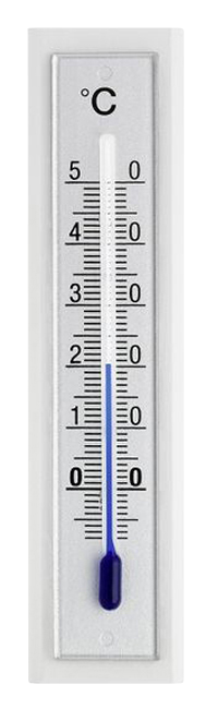 Innenthermometer Buche weiss