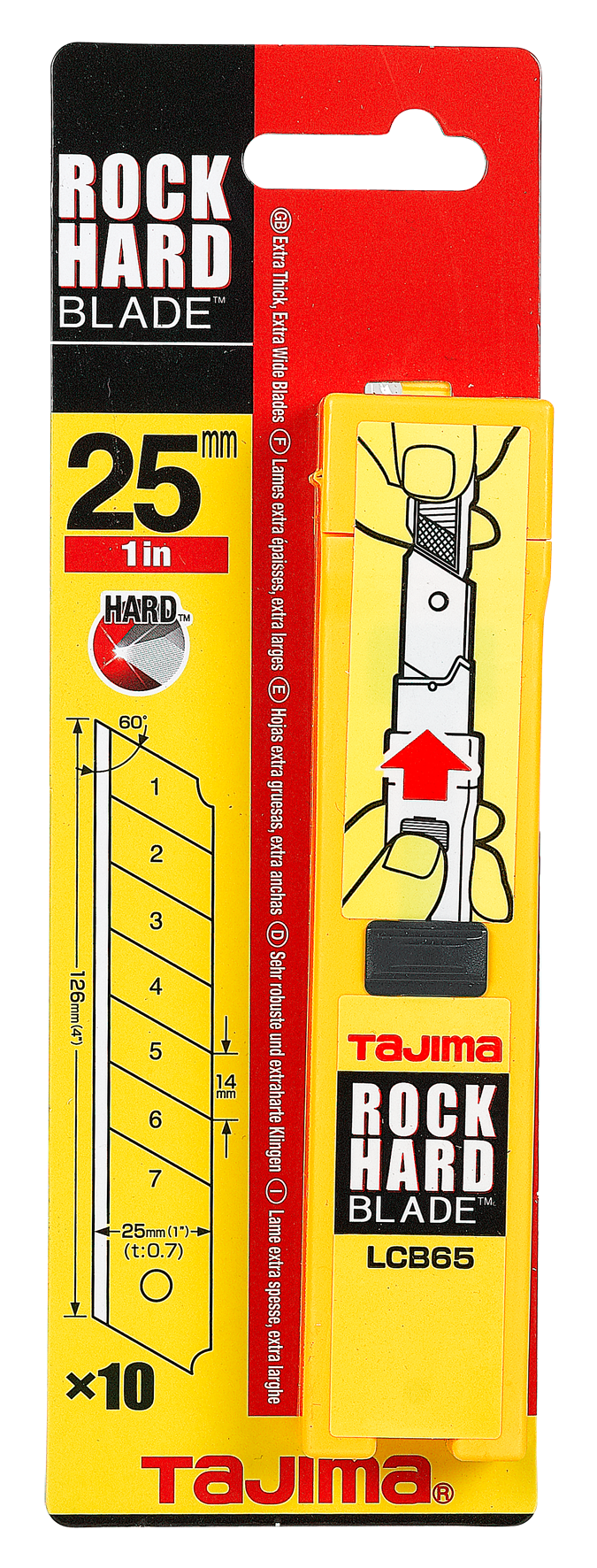 Abbrechklinge 62 CD 25