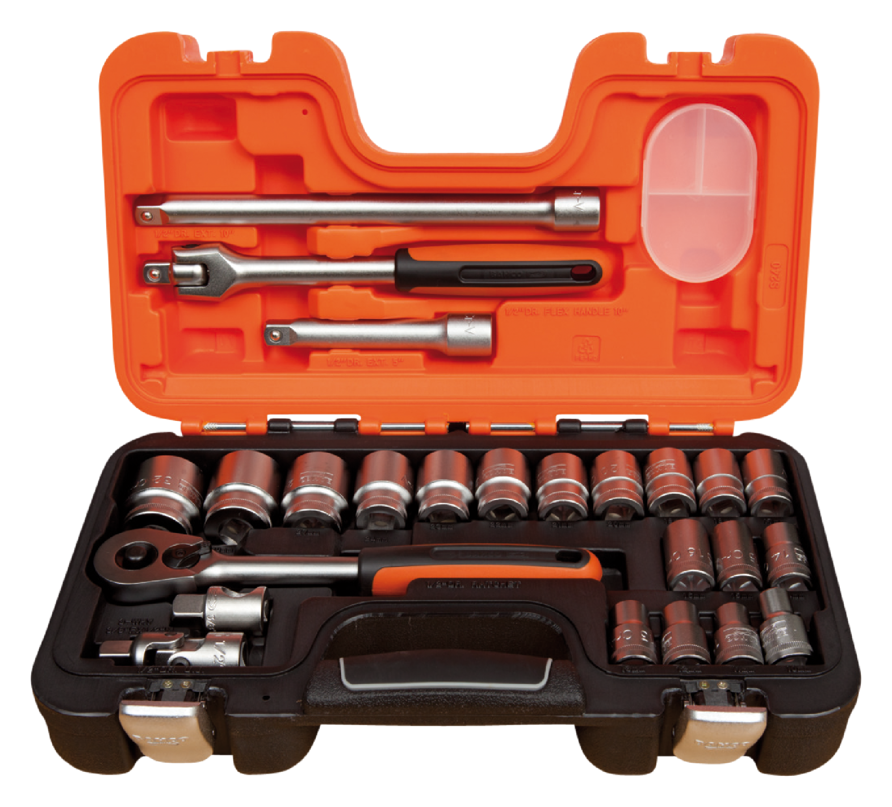 Steckschlüsselsatz 1/2" 24-tlg