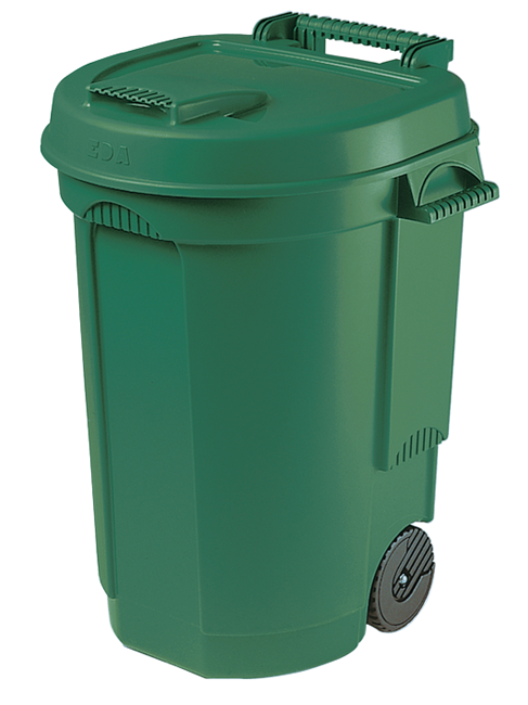 Abfallbehälter 110 l grün