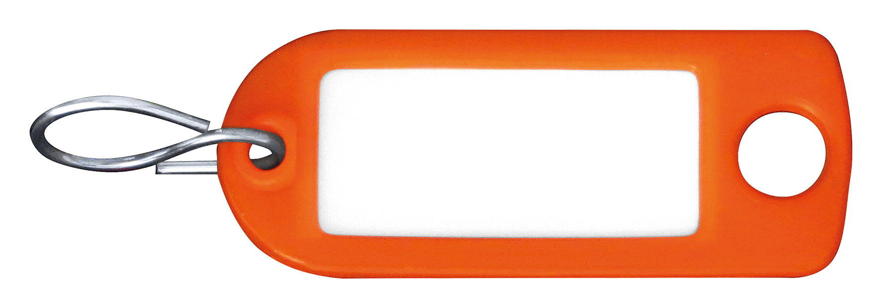 Schlüsseletikette 100x orange