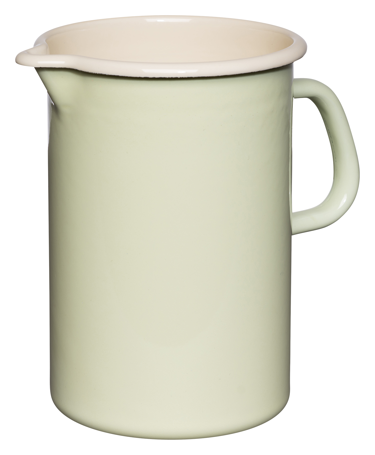 Krug Email nilgrün 2 l