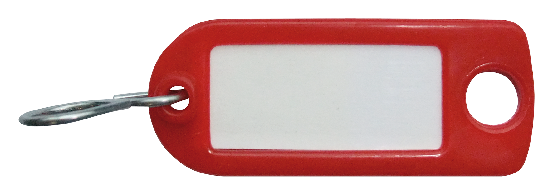 Schlüsseletikette 100x rot