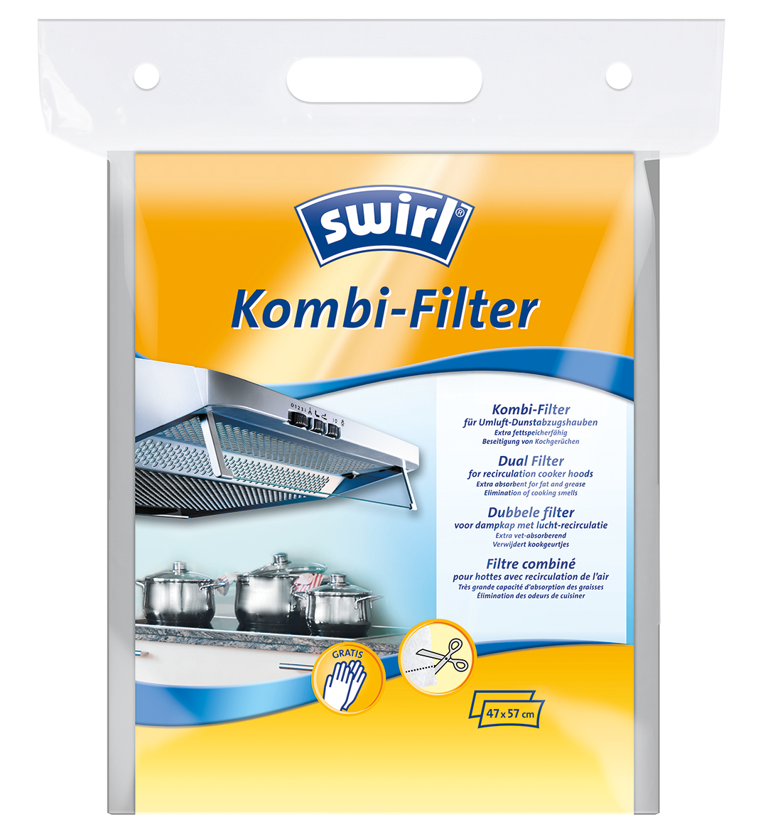 Kombi Dunstfilter 47x57cm