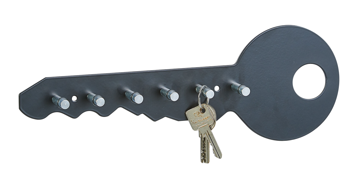 Schlüsselbord schwarz 35cm