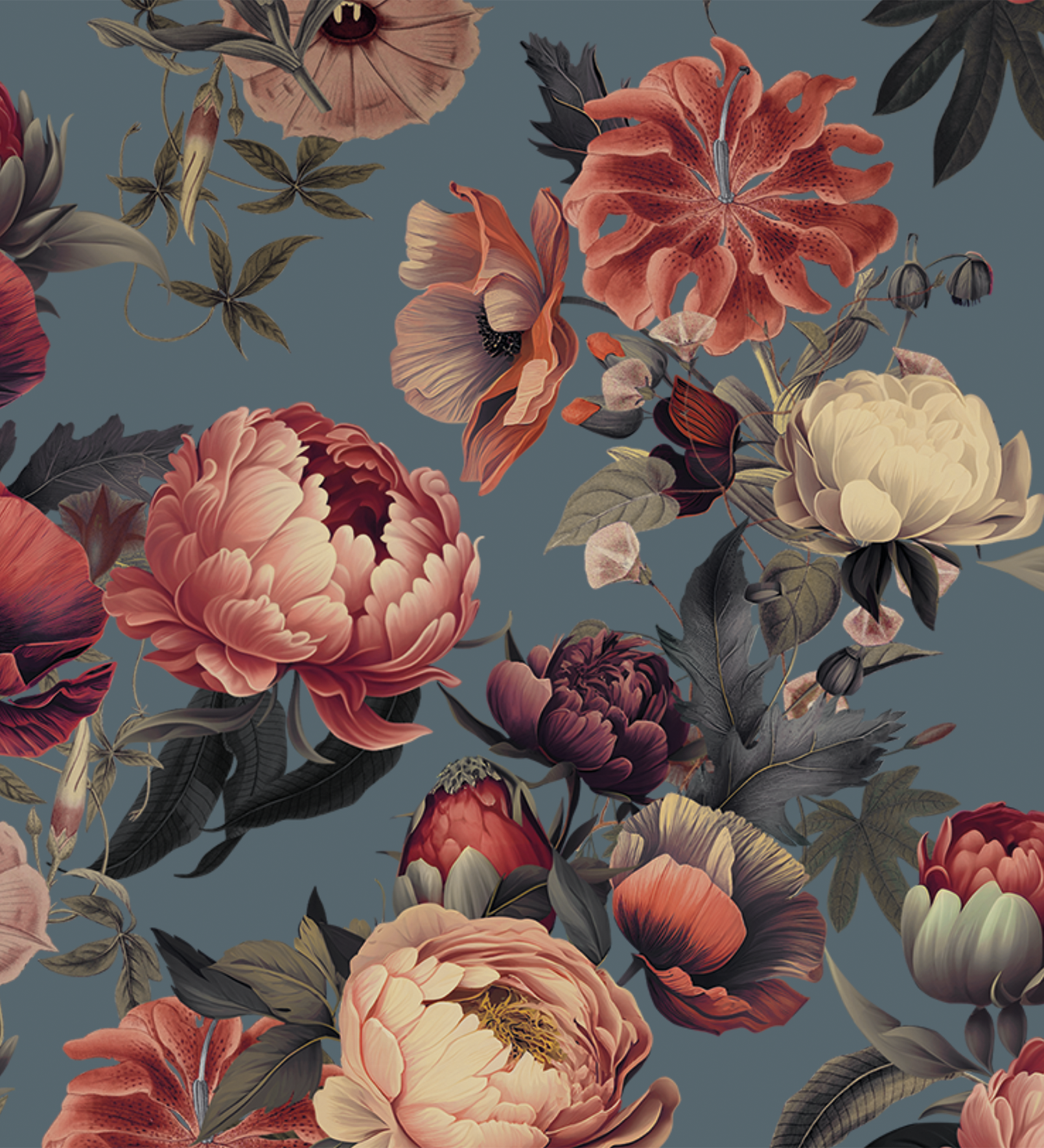 Serv. Amsterdam Floral 33x33