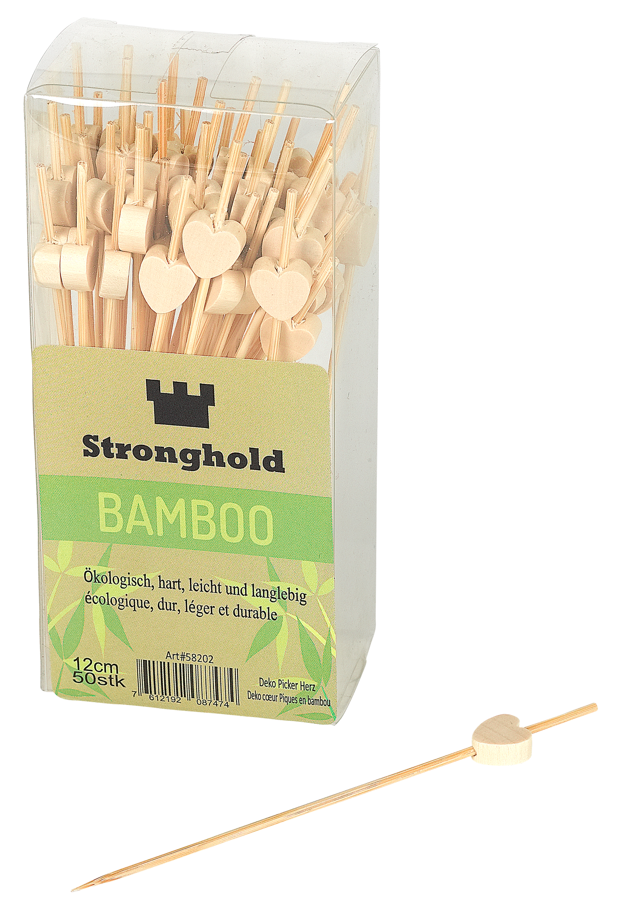 Deko-Picker Herz 50St.12cm