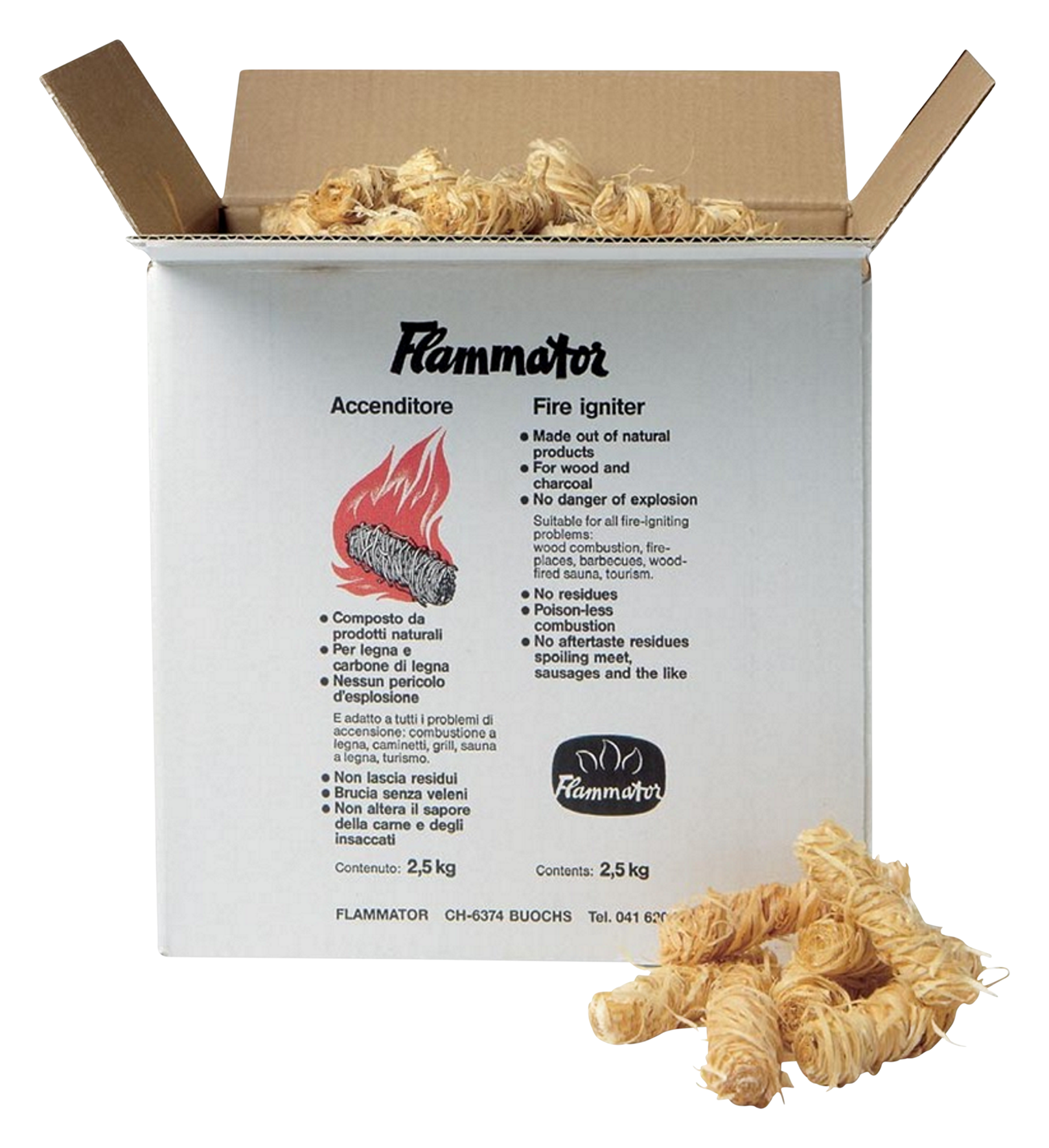 Feueranzünder 2.5 kg Karton