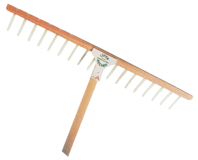 Heurechen Zinken gebogen