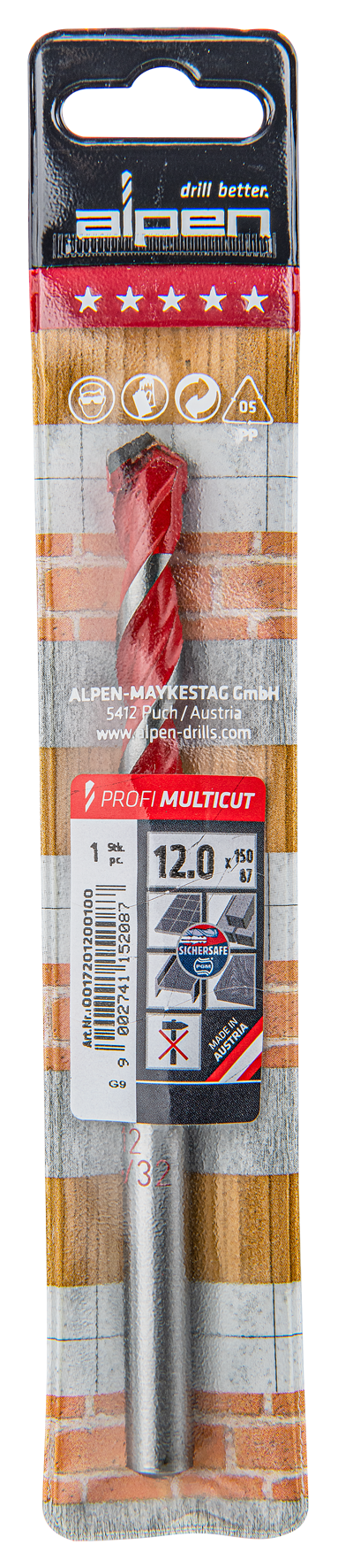 Bohrer Profi Multicut 12.0x150