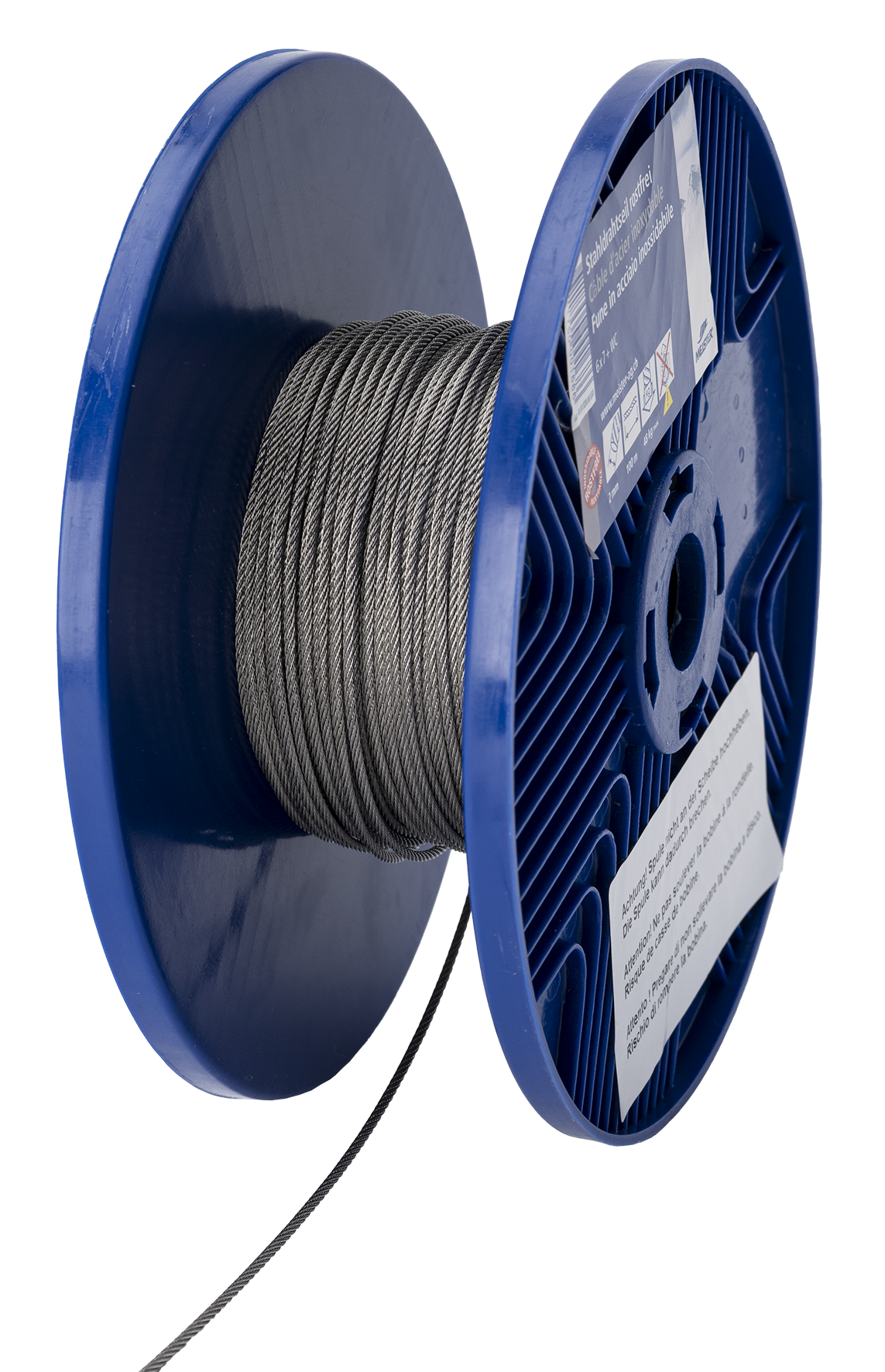 Drahtseil ø2.0mm 240 kg blank