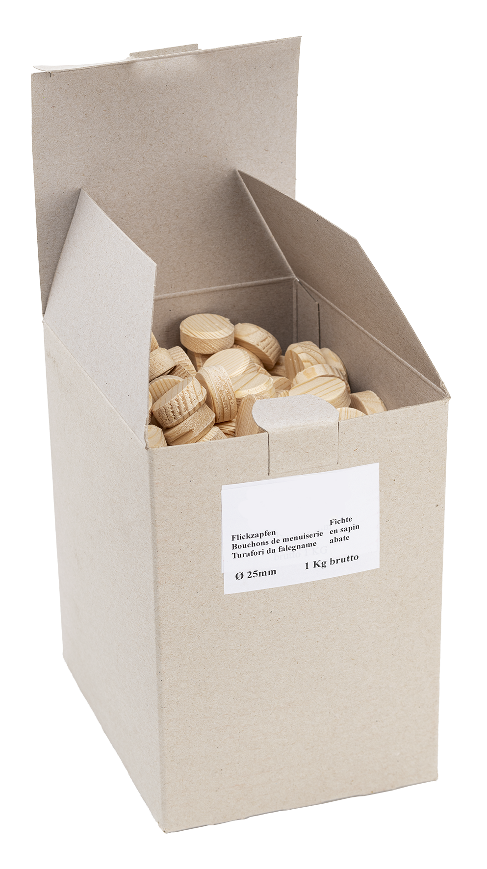 Flickzapfen 25 mm Fichte 1 kg
