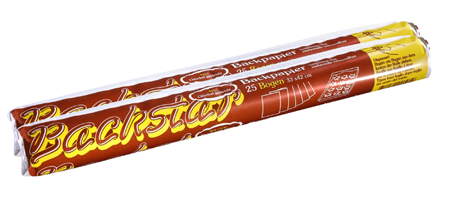 Backpapier 2x25 Bögen 33x42cm