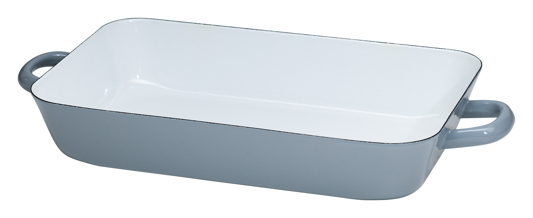 Auflaufform pure grey33x20 cm