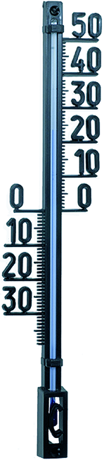 Aussenthermom. schwarz 27.5cm