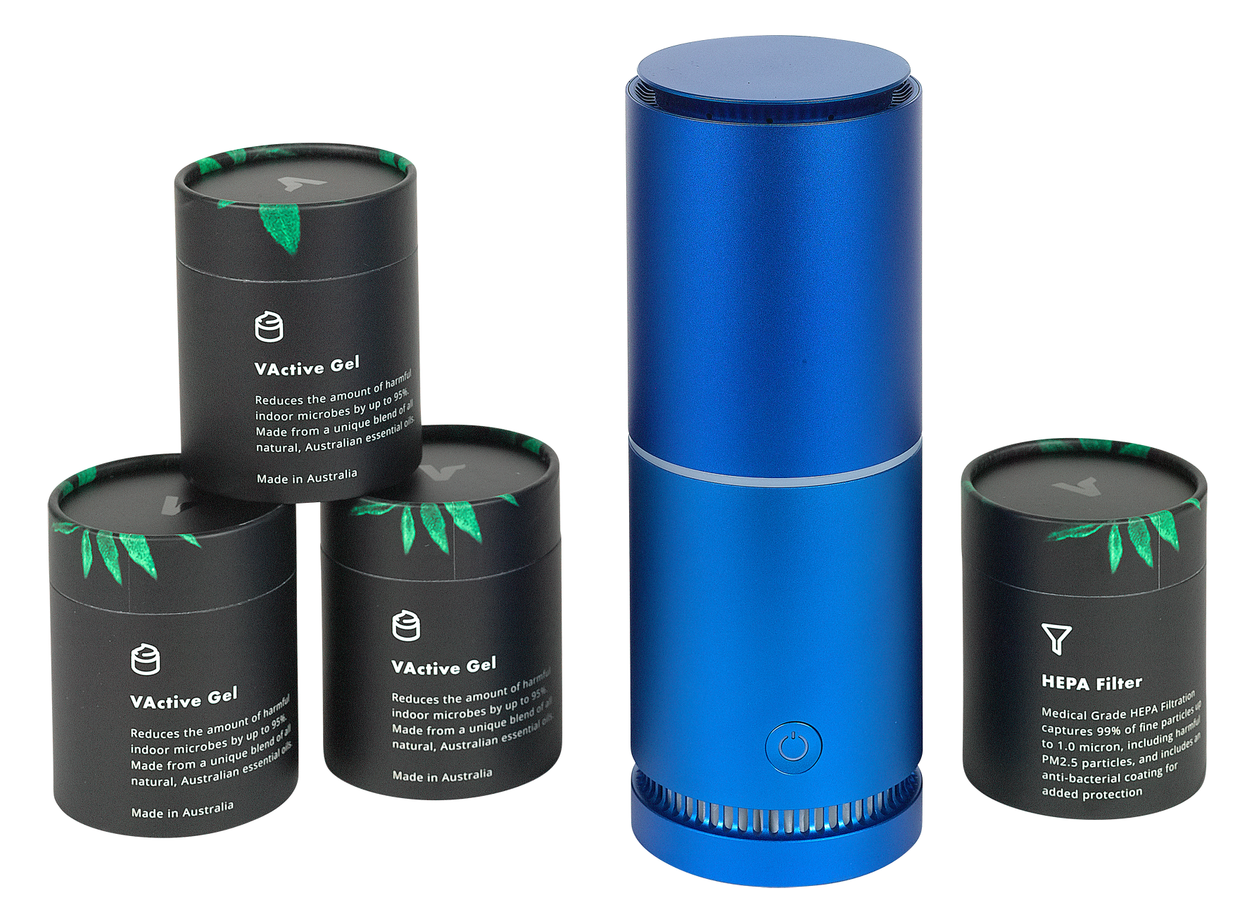 Luftreiniger Tasman blau