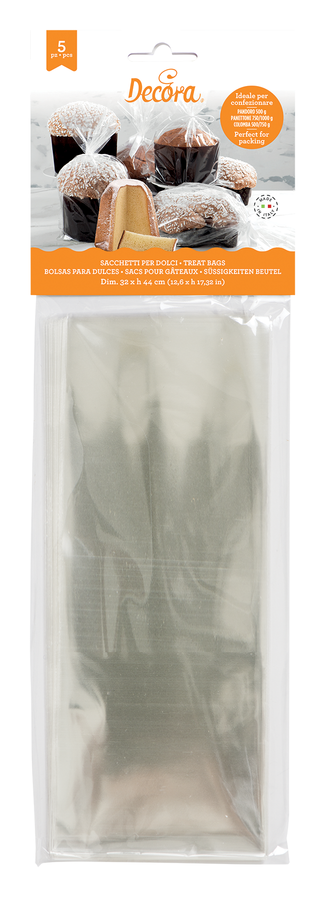 Klarsichtbeutel 5er 32x44 cm