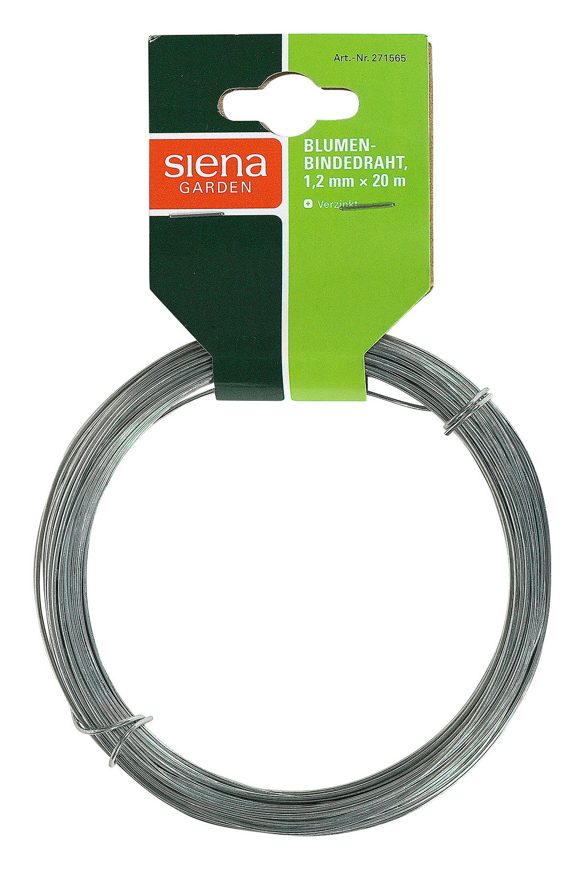 Blumendraht verz. 20m ø 1.2mm