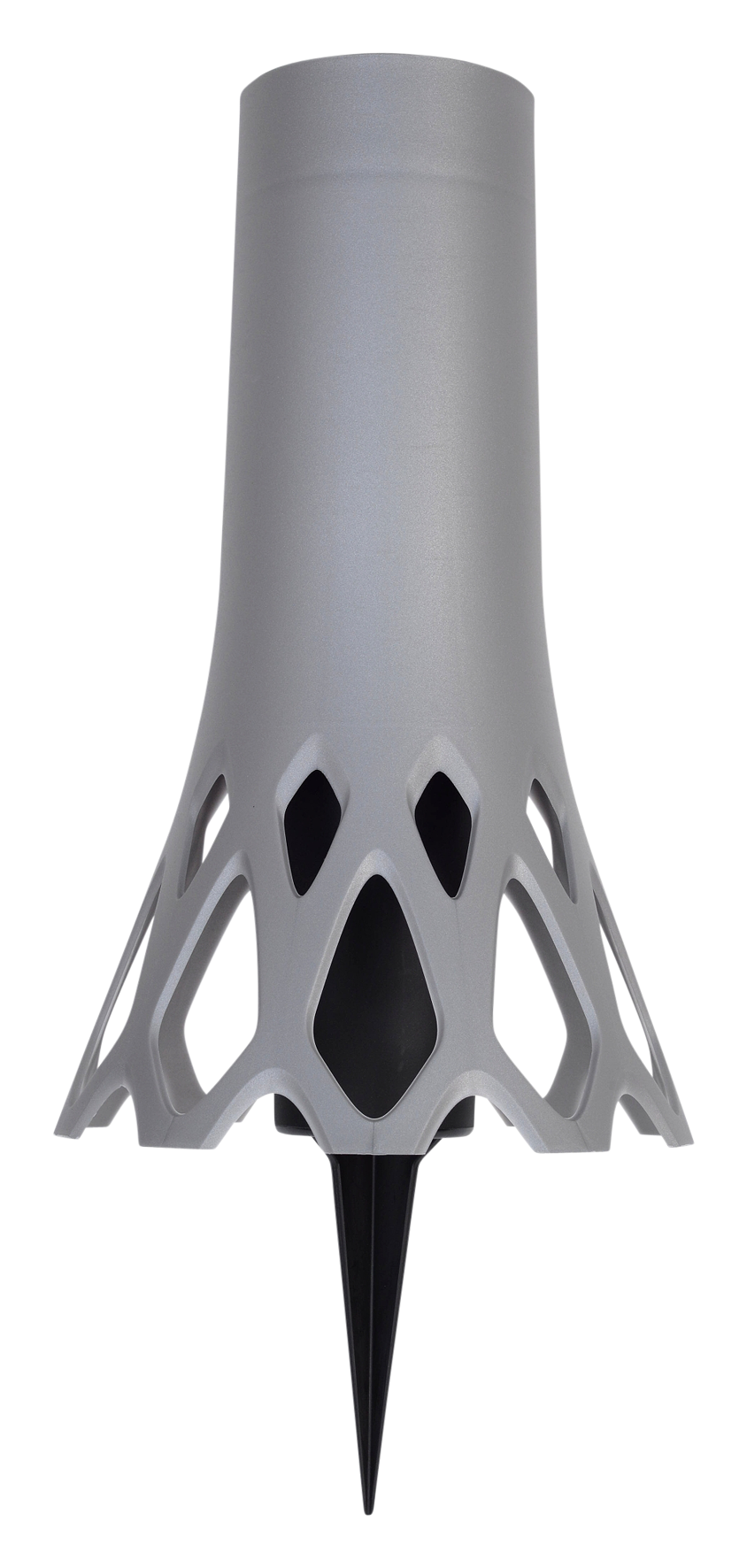 Vase m.Erdspiess silber 1.3l