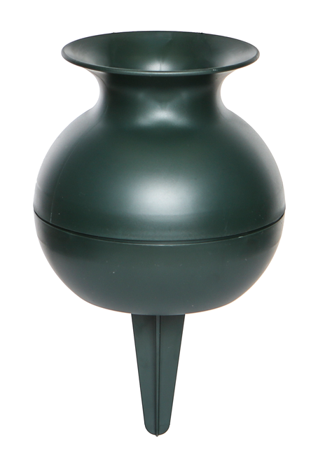 Grabvase Deko grün 27cm