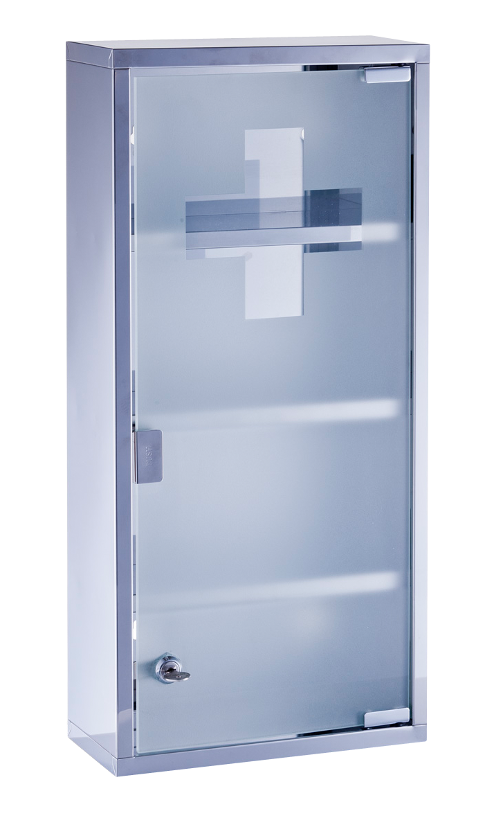 Medizinschrank Inox 27x57cm