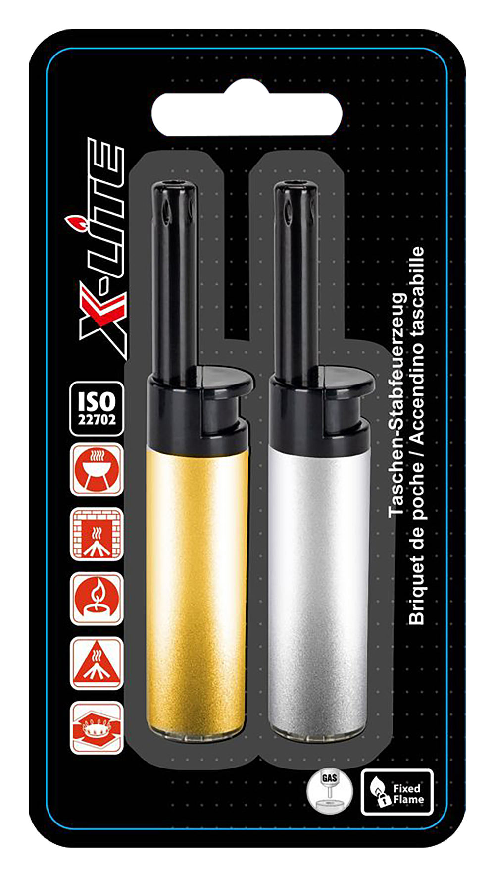 Stabfeuerzeug Mini 2 Stk.