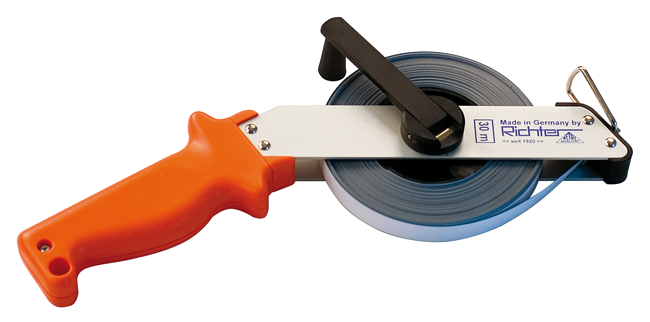 Rahmenbandm. Stahl 50 m weiss