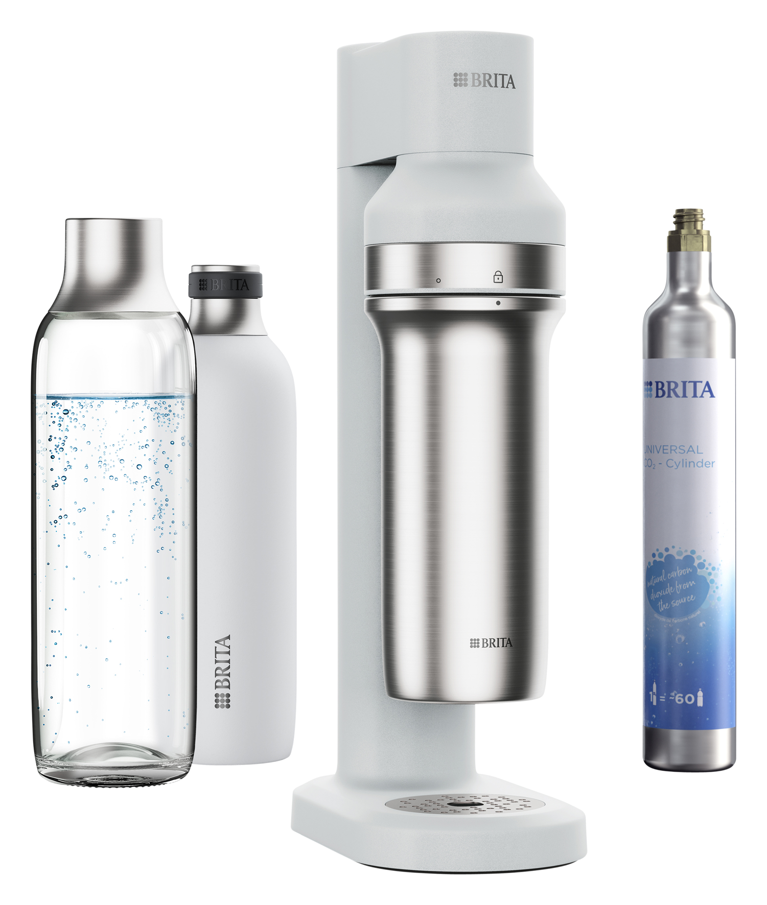 Wasserspr.SodaTRIO weiss