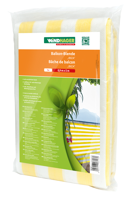 Balkonblende Ibiza 5x0.9m