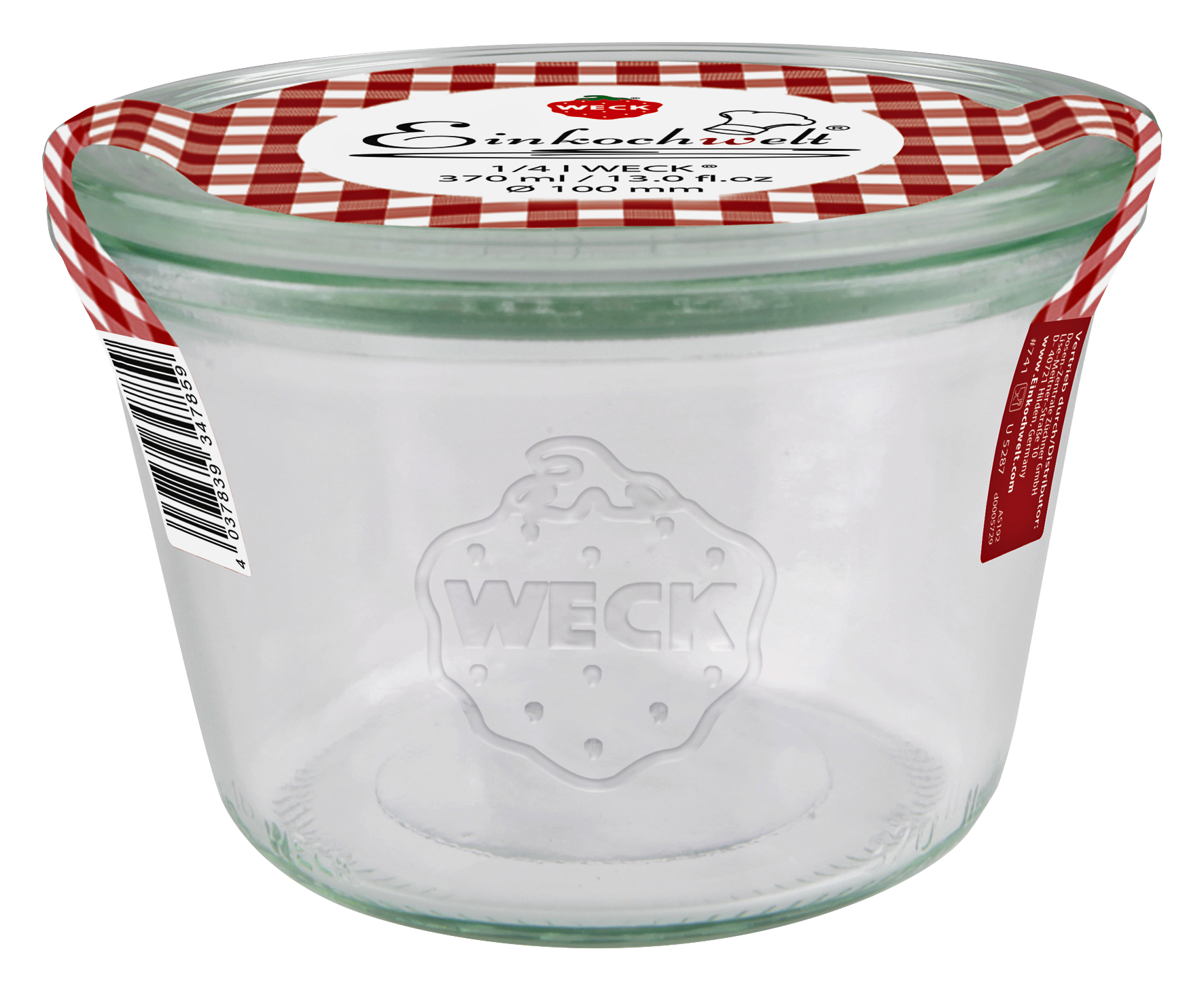 Einmachglas Sturzf. m.D. 370ml
