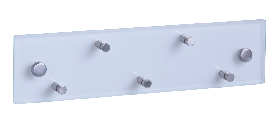 Schlüsselbord Glas Inox 30cm