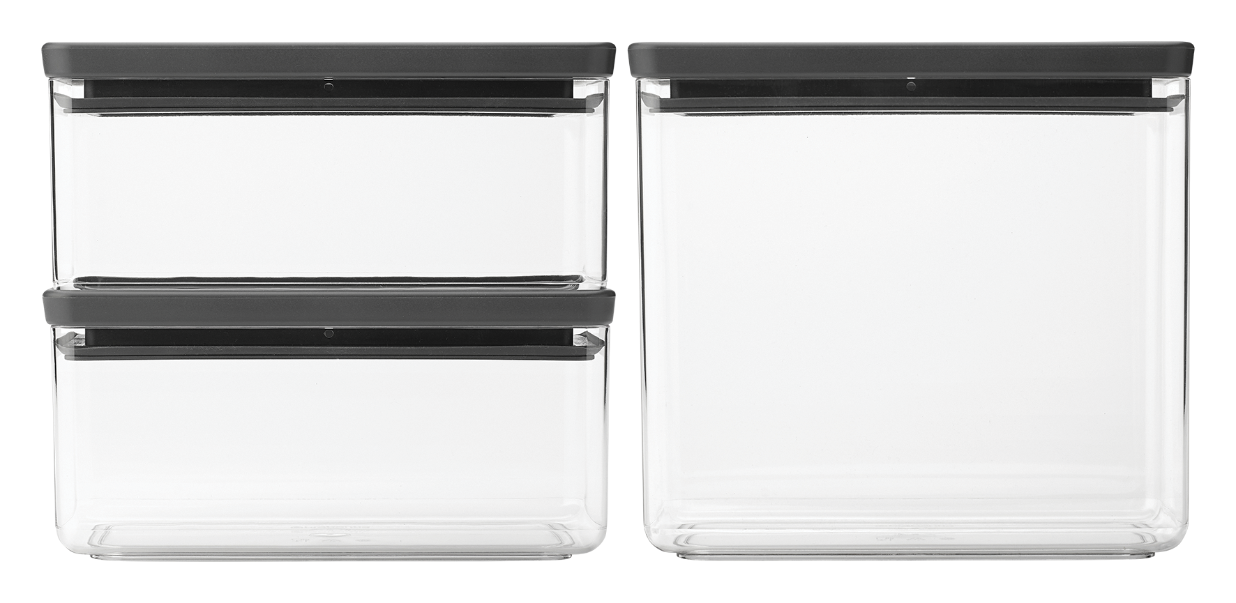 Vorratsd.Tasty 3tlg. dark grey