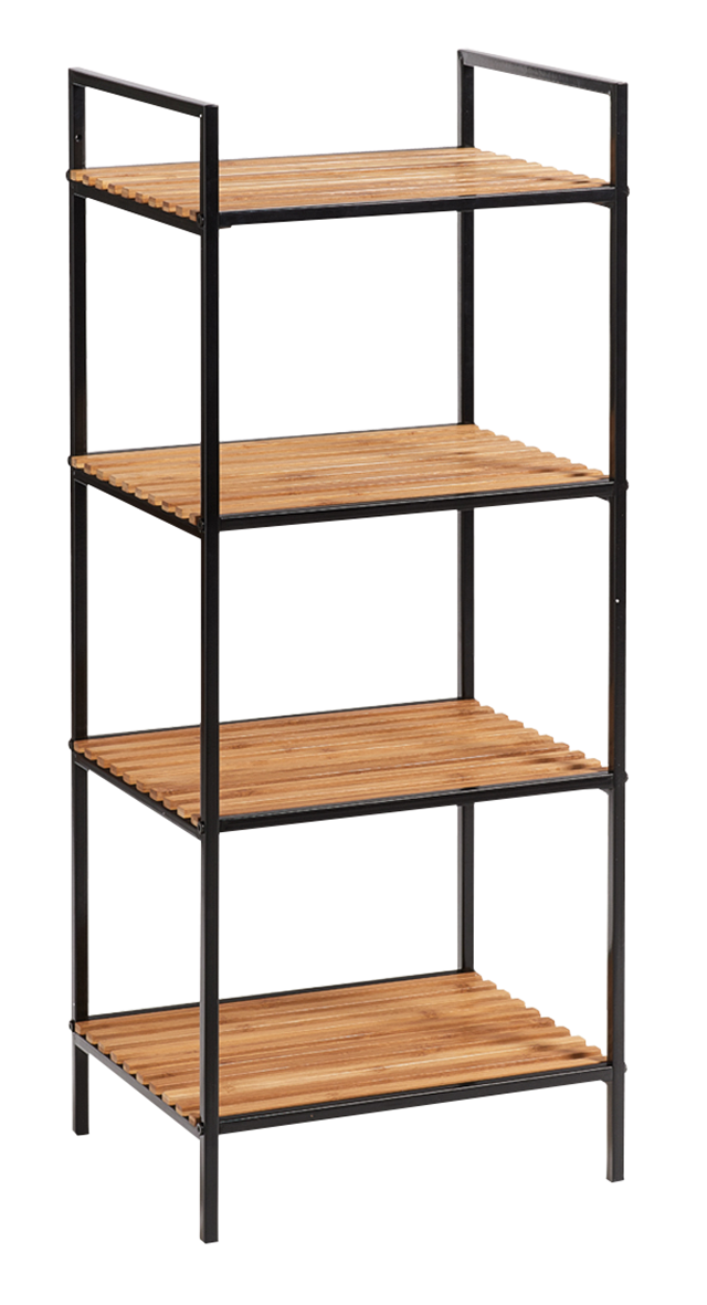 Standregal 4Abl. Bamboo sw