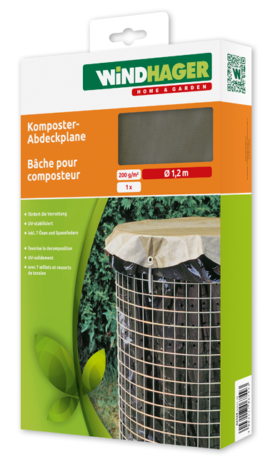 Kompostgitter Abdeckplane 1.2m