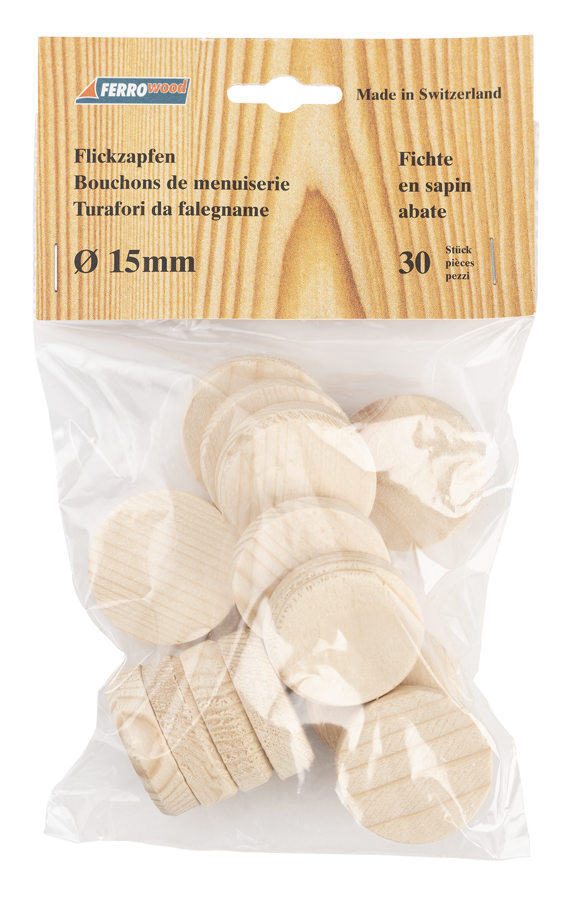 Flickzapfen 40 mm Fichte 15Stk