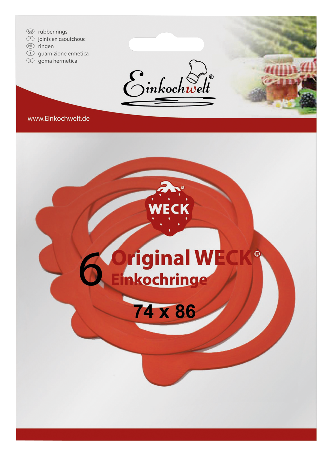 Gummiringe 6St. ø80mm