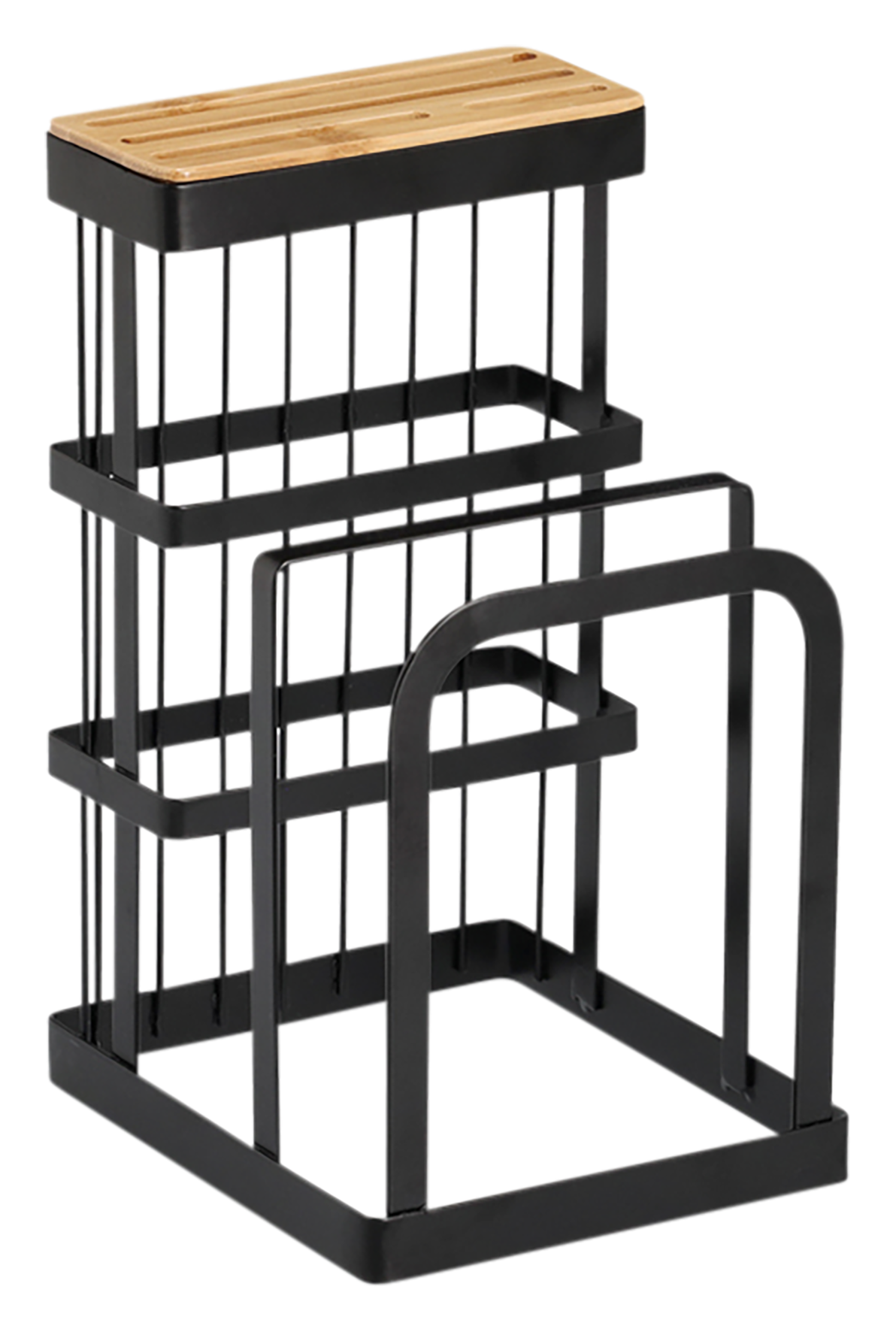 Messerblock schwarz 12x14x22