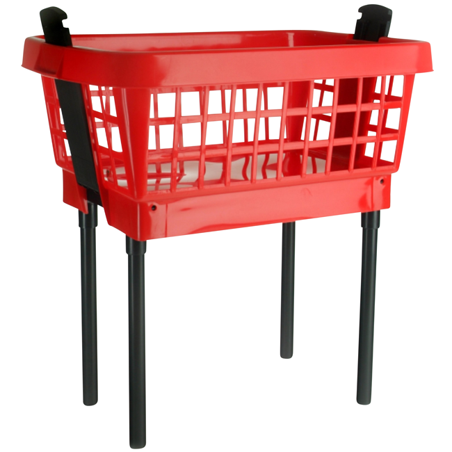 Wäschekorb Clip-Clap rot gross
