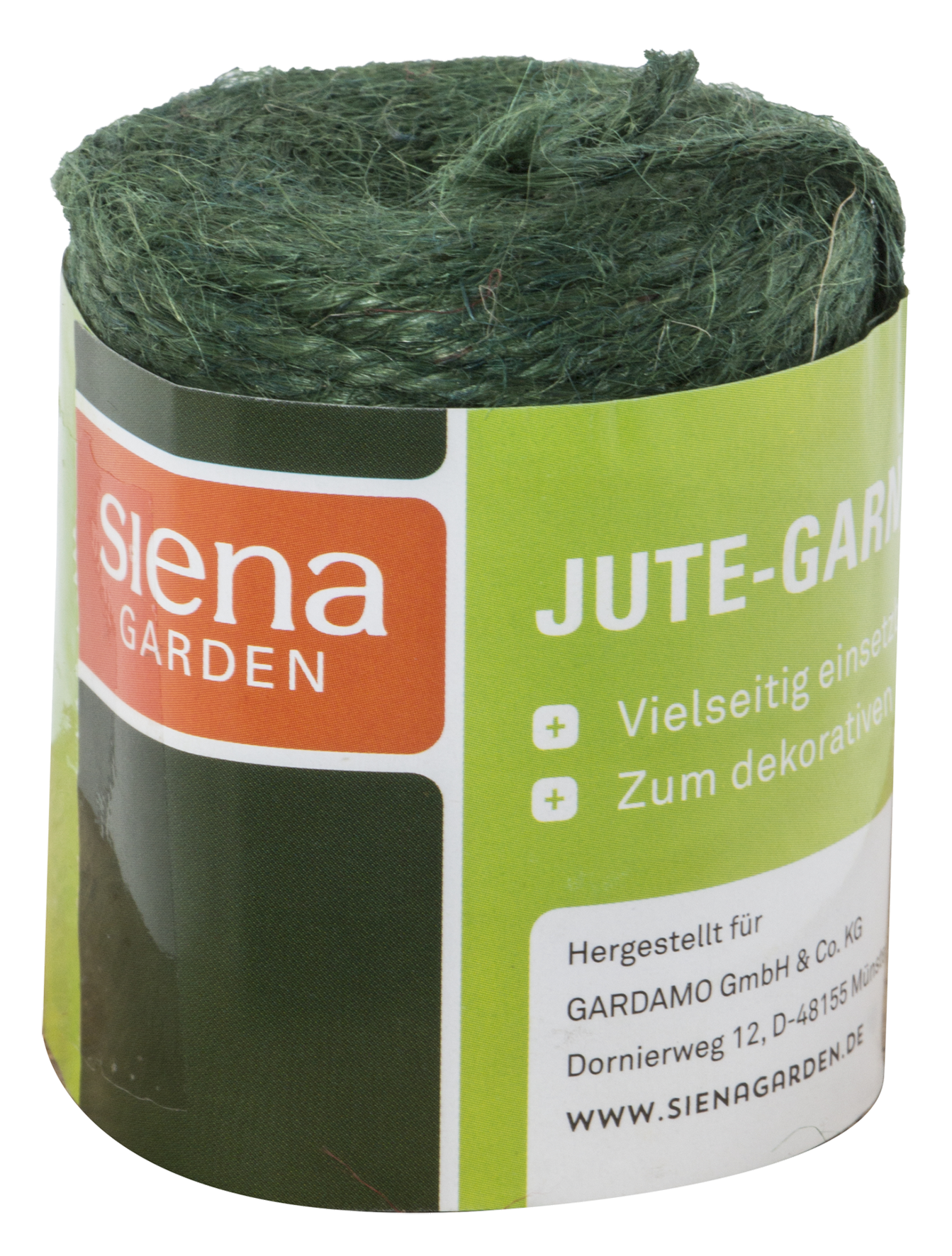 Jutegarn 50 m ø 3 mm grün