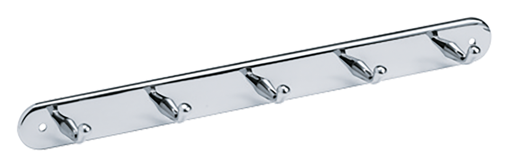 Hakenleiste 5Haken chrom 24cm