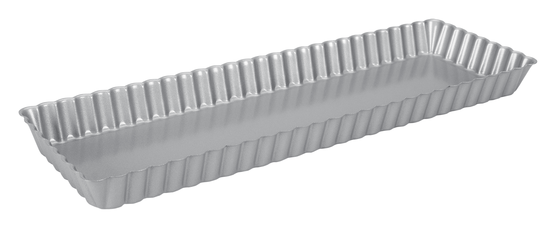 Tarteform 35.5x11.5x2.5 silber