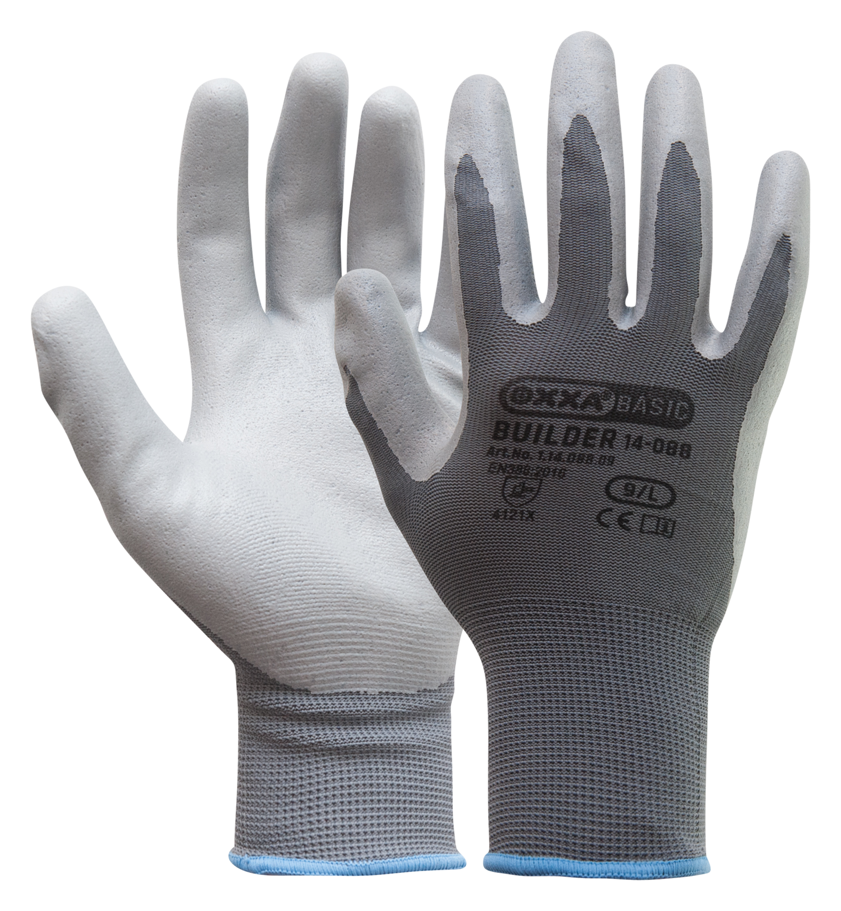 Handschuh Builder grau Gr. 9