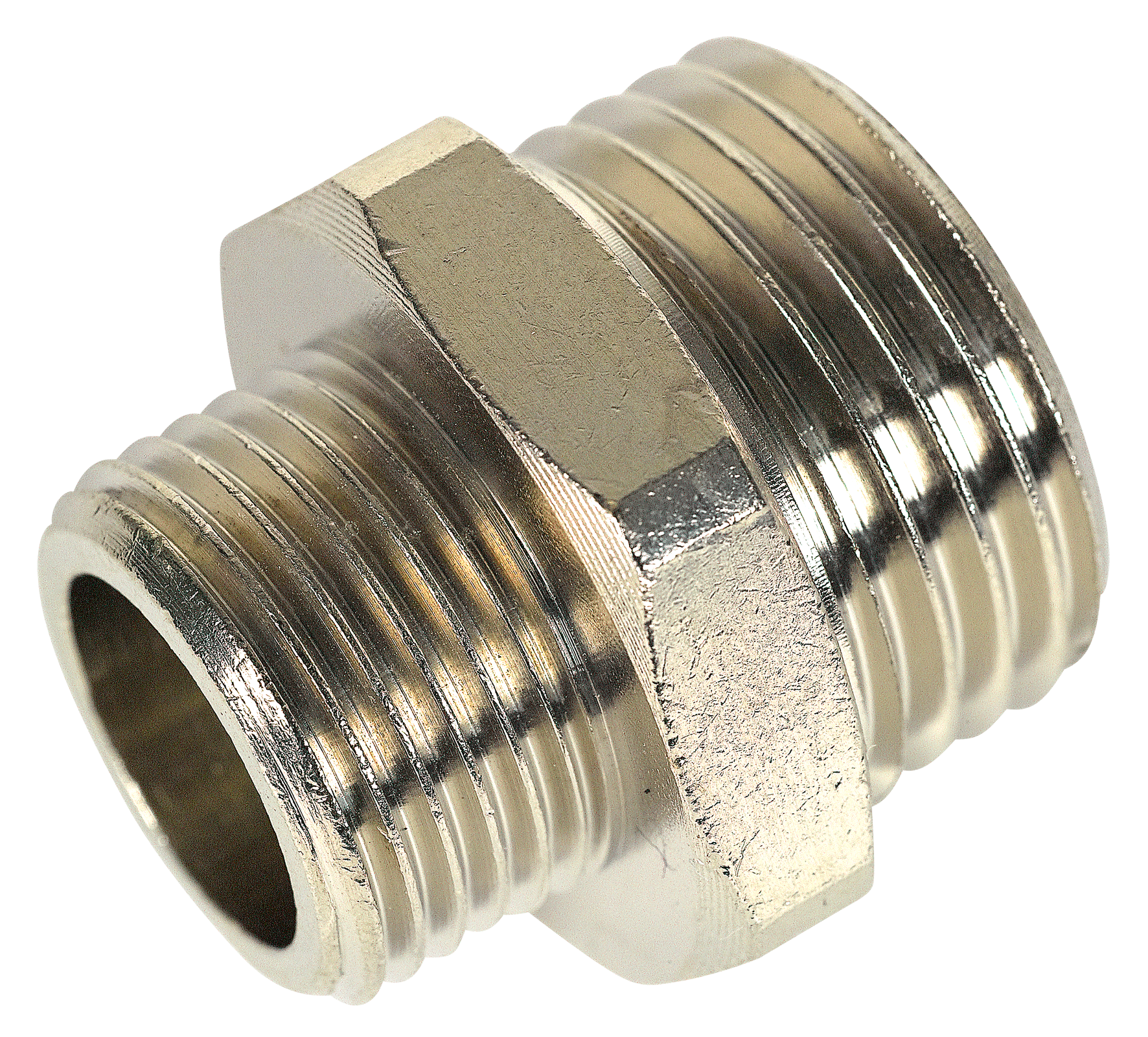 Doppelnippel AG 3/8" AG 1/2"