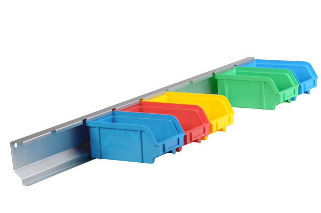 Montageschiene für 9 Boxen