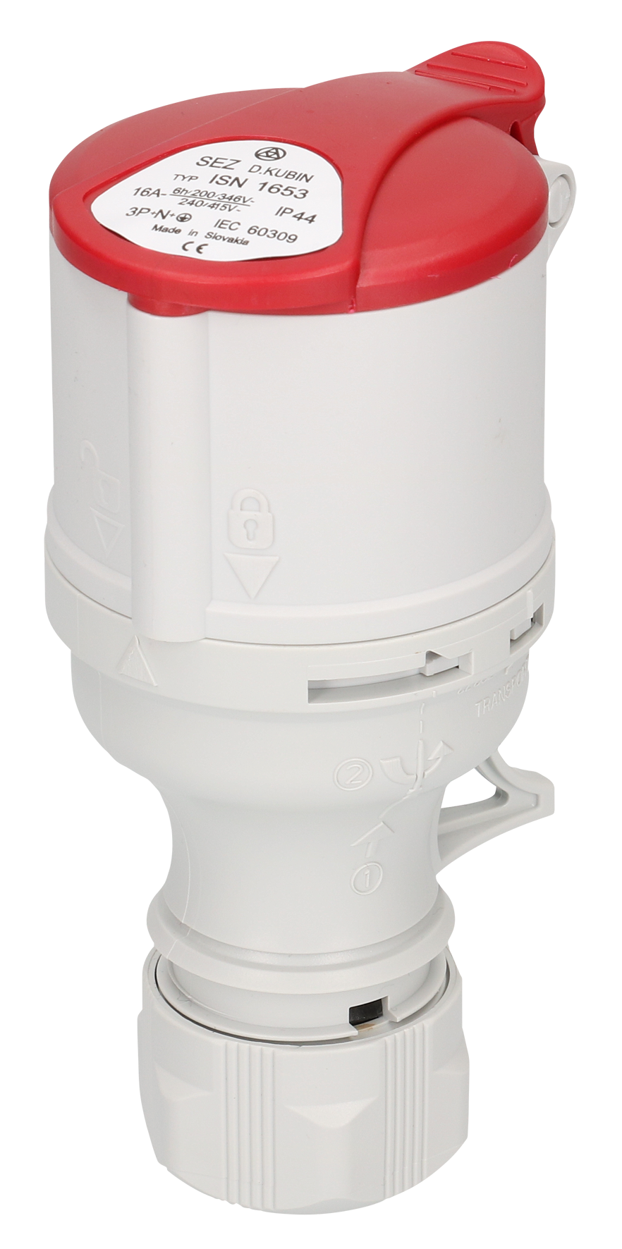 KupplungCEE 5P 16A400V IP44 rt