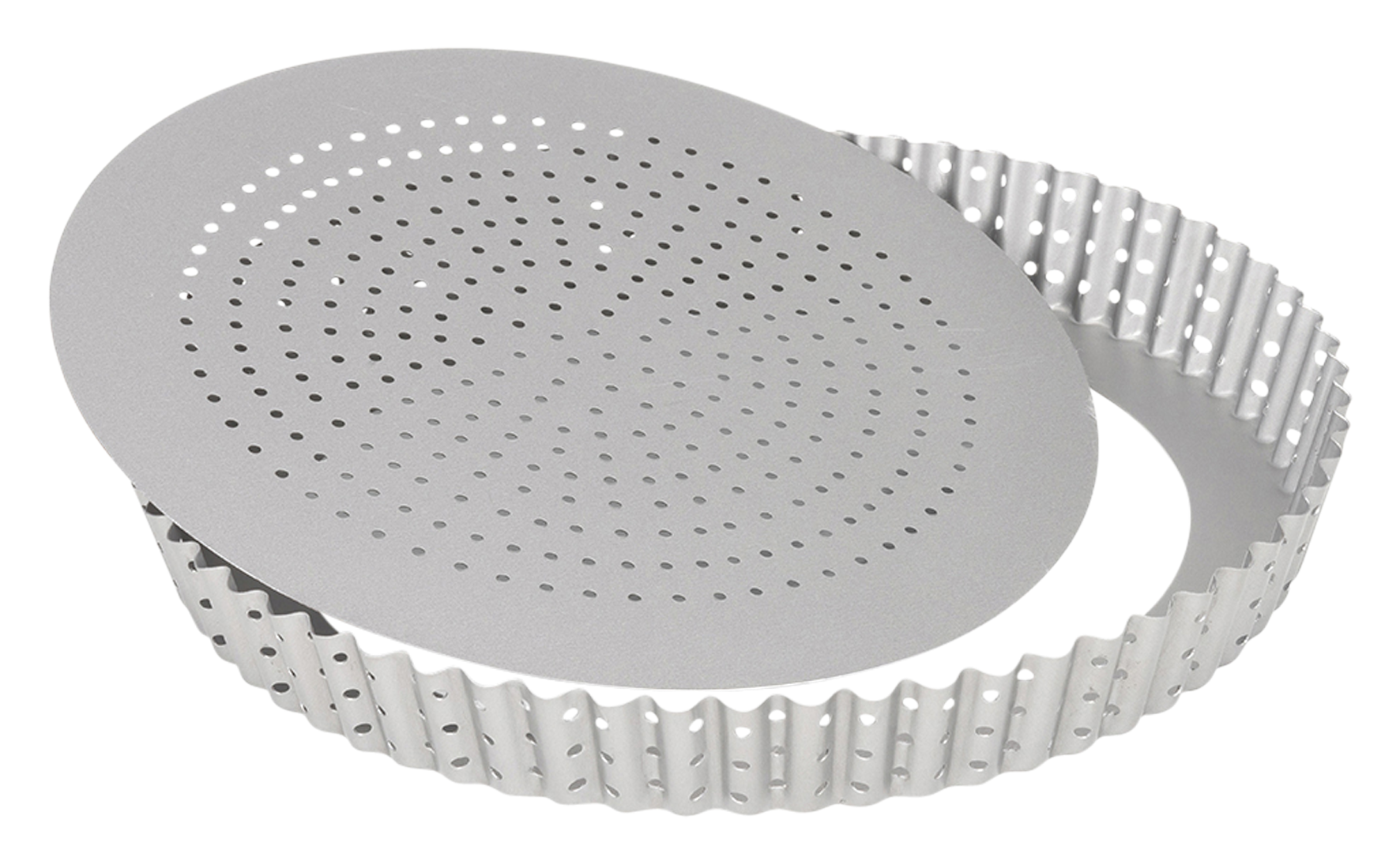 Quicheform gel. Silver ø 28 cm