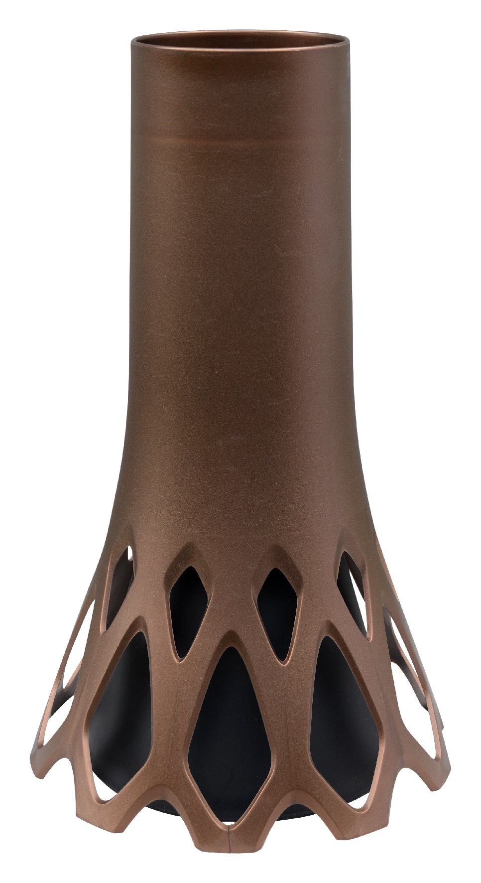 Vase m.Sockelgew.bronze1.3l