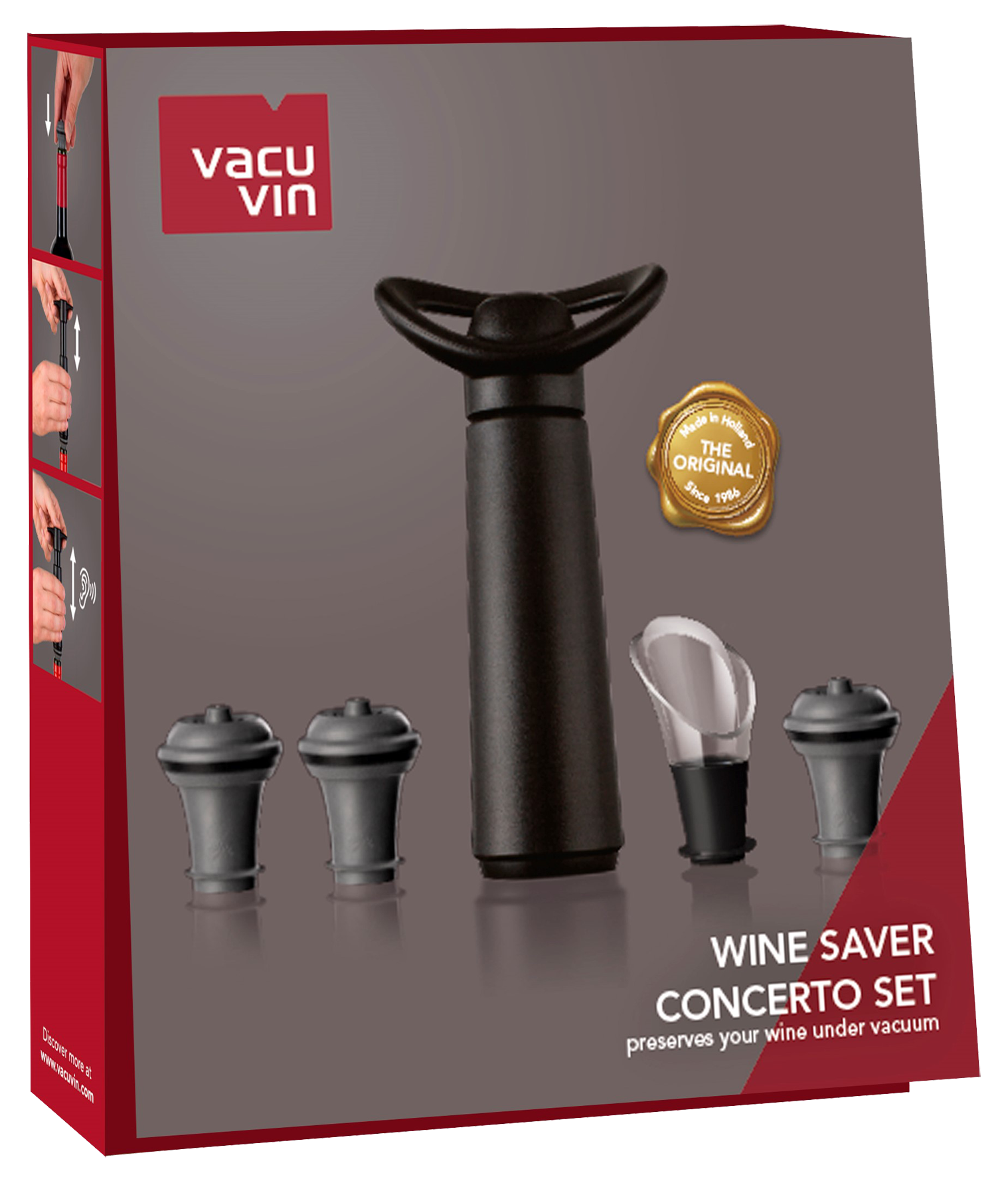 Weinpumpe Concerto Set 5tlg