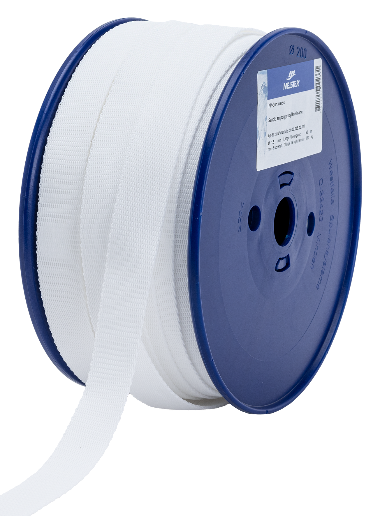 Gurt PP 1.5x25 mm 50 m ws